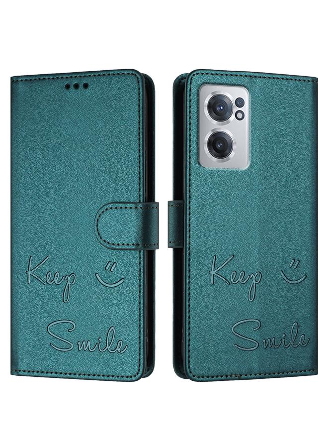 S-TOP Case For OnePlus Nord CE 2 5G Smile Embossing RFID Leather Phone Case - Image 3