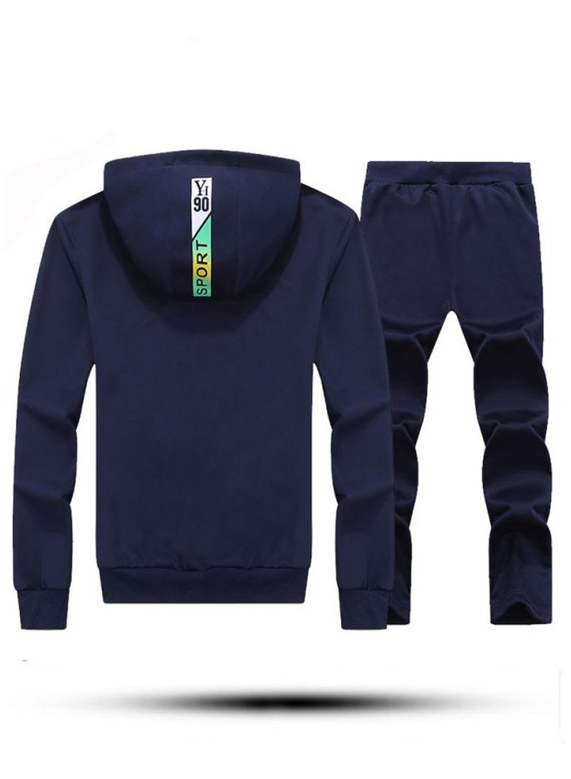 KUYING Autumn And Winter Hoodie Set, Student Sports And Leisure Two-piece Set  - Image 2