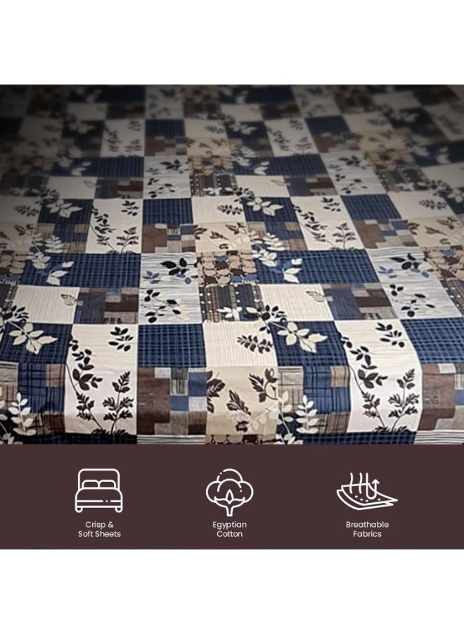 ستائر صفراء طقم ملاءة سرير مقاس كينج (108 × 108 بوصة) مع أغطية وسائد | قطن 100% | 800 خيط في البوصة المربعة، ناعم للغاية | طقم ملاءات سرير فاخرة ناعمة ومريحة وسهلة العناية. - Image 2