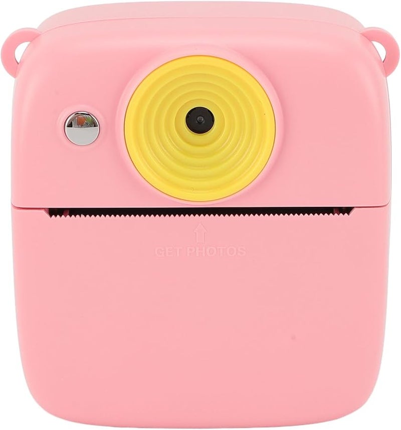 Kids Instant Print Camera 1080P Digital Video With Filters Photo Frames 8X Zoom 48M Portable Travel Toy Pink - Image 2