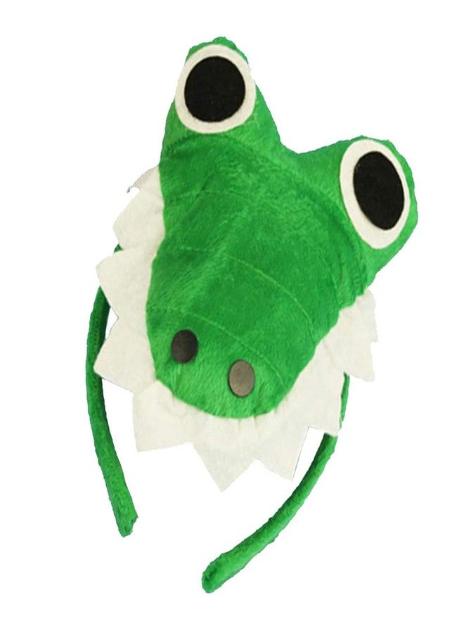 FRECI Animal Headband Plush Party Headpiece Hair Hoop Party Cosplay Costume Props - Crocodile - Image 5