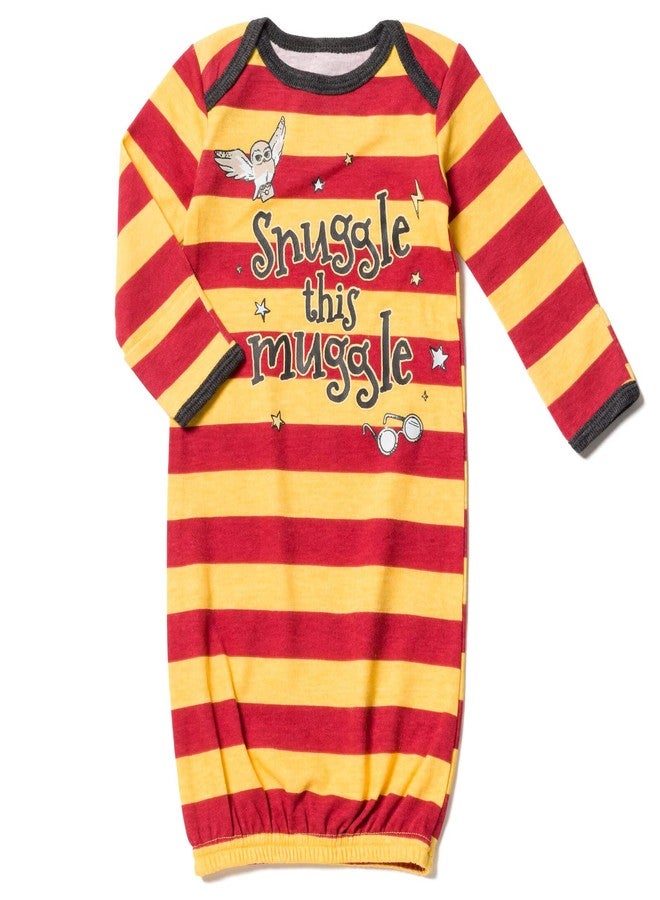 Harry Potter Hedwig Owl Newborn Baby Boys 3 Pack Sleeper Gowns multicolor/Gray 0-6 Months - Image 2