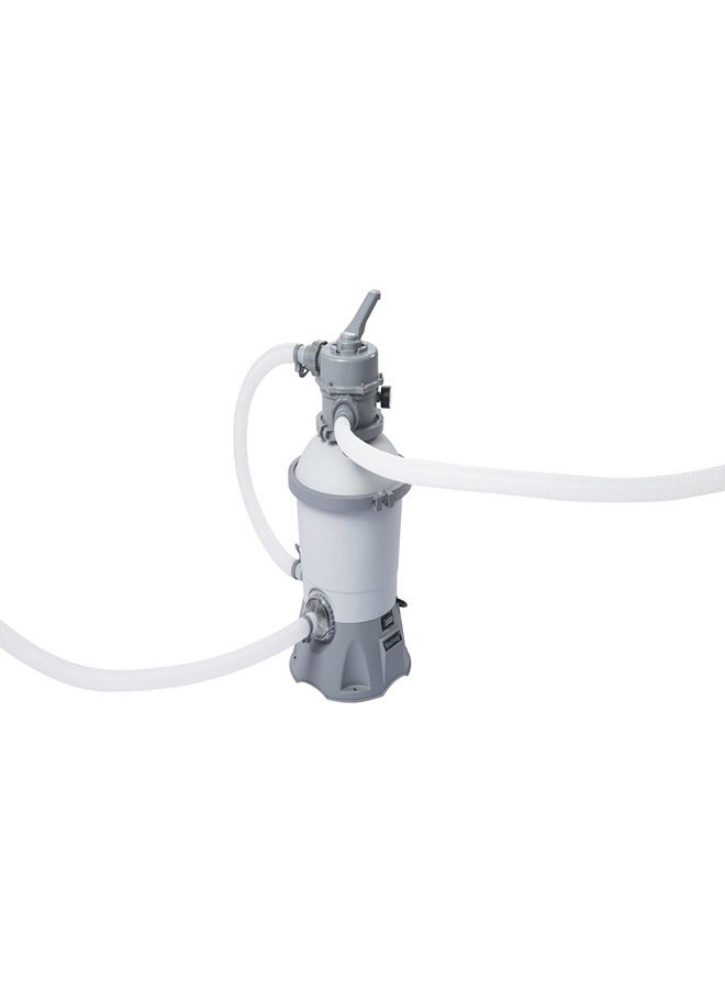 بست واي حوض سباحة مستطيل فوق الأرض باور ستيل مع سلم - 56457 - Image 3