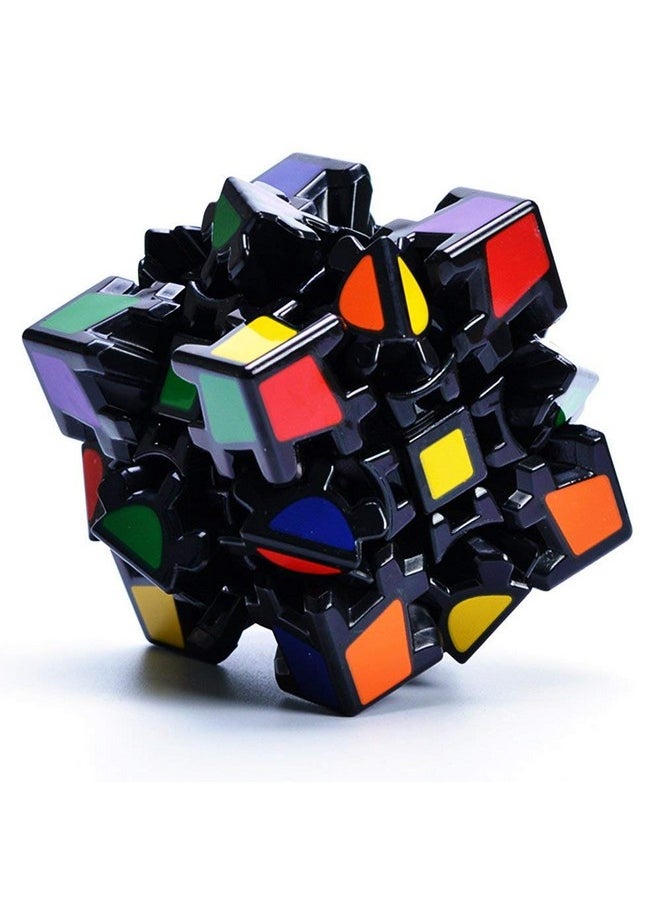 D ETERNAL Speed Cube Combo Set of Gear Cube Pyraminx Triangle Puzzle Cube (Combo Gear+Pyramid)