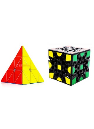 D ETERNAL Speed Cube Combo Set of Gear Cube Pyraminx Triangle Puzzle Cube (Combo Gear+Pyramid) - pzsku/Z928FCF00E0E54A5E09F1Z/45/1743224364/5e78b19a-fb56-43ab-8566-2e29f647f0ae