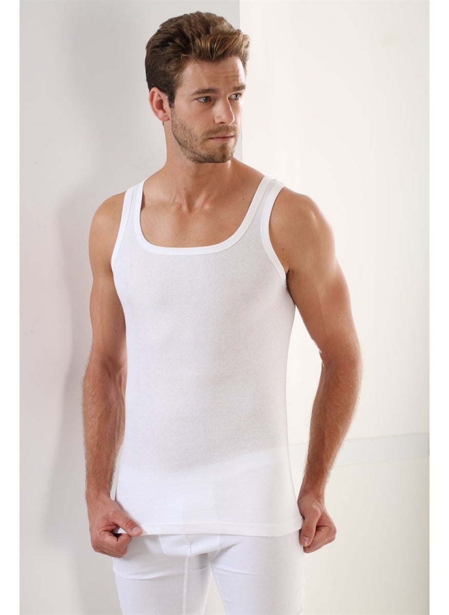 Arma Yıldız Men's Undershirt Boxer Set 100% Cotton White  - Image 1