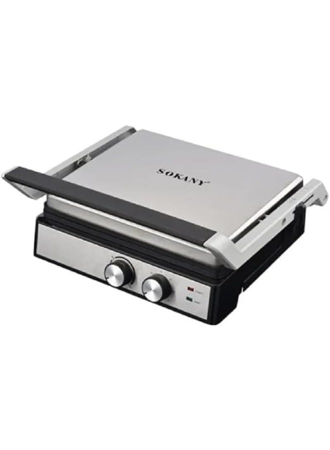 Sokany Electric Grill, 2000 Watt, Black Silver - SK-08050 - Image 1