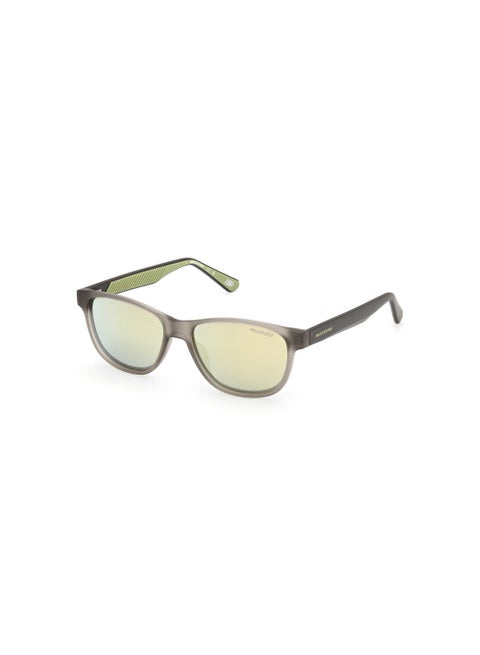 SKECHERS FULL RIM MALE RECTANGULAR GREEN INJECTED SUNGLASSES