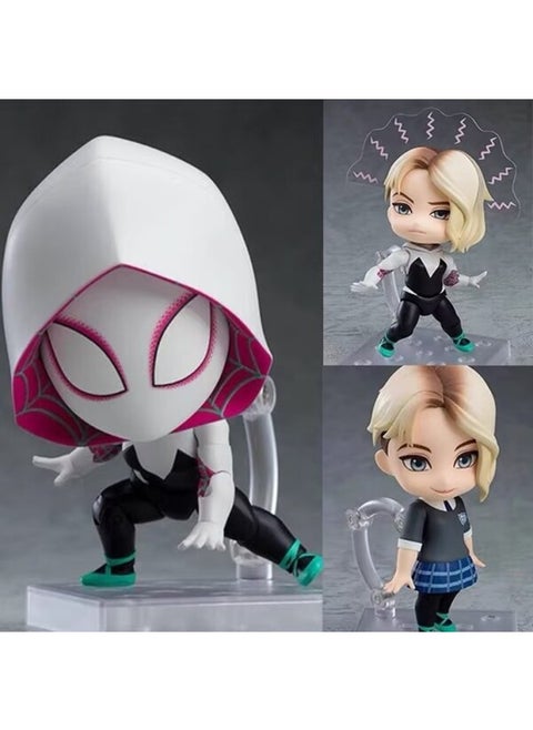 Movable Face Changing Clay Man JOJO's Wonderful Adventure Volleyball Junior Ghost Extermination Blade Q Edition Animation Game Hand-held-Color:Q Version Gwen Daisy 1228-dx