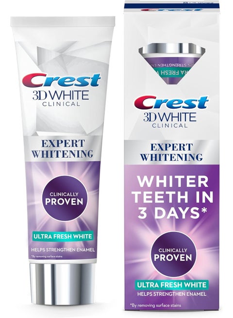 Crest 3DWhite Clinical Ultra Fresh White Advanced Technology Whitening Toothpaste 75ml