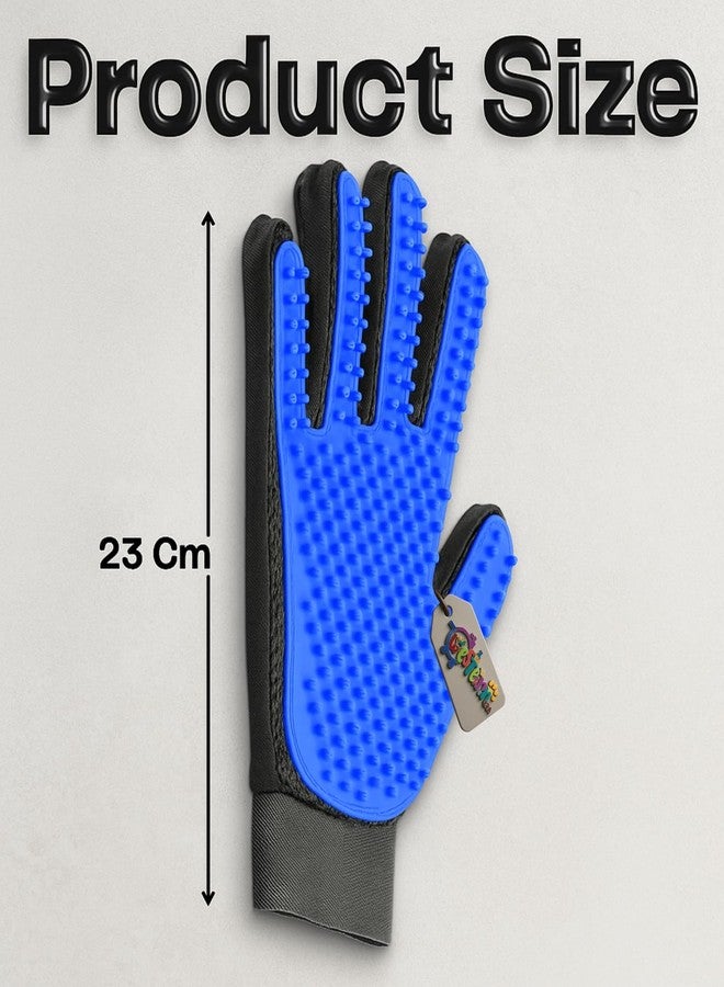 Western Era Double Side Deshedding Glove for Dogs & Cats - Heavy-Duty Bathing Grooming Mitt - Ambidextrous Design for Left or Right Hand - Adjustable Strap & Breathable Mesh (Random Color) (Type 2) - Image 3