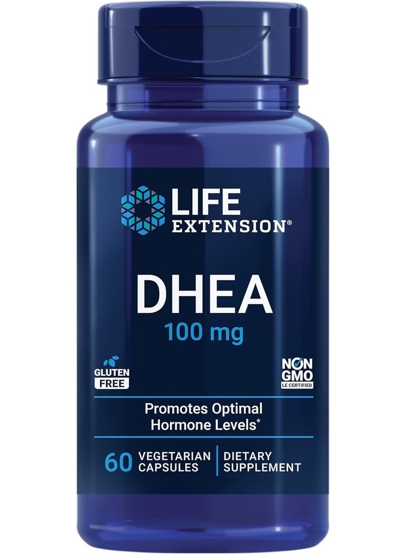 Life Extension, DHEA, 25 mg, 100 Vegetarian Tablets - Image 1