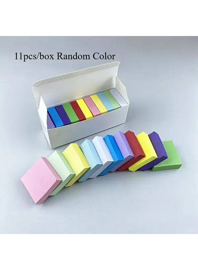 Colorful Square Sticky Notes Mini Memo Pads Self Adhesive Notepaper for Office School Home Book Indexing and Craft Room - Image 2