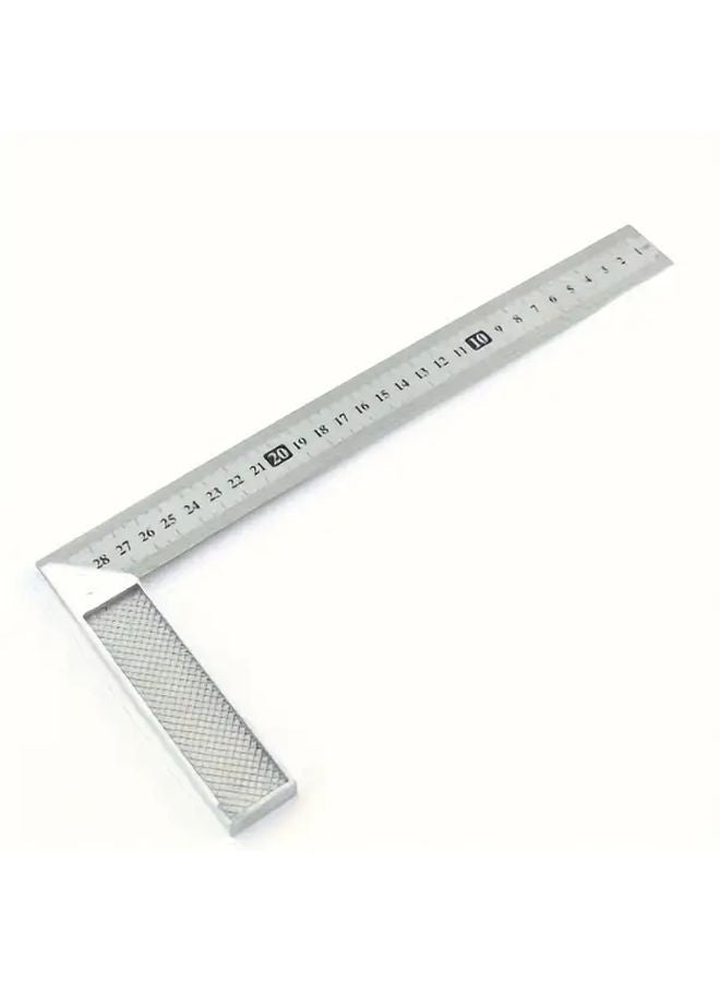 300mm Heavy Duty Stainless Steel Aluminum Alloy Dual Scale Angle Rule 90 Degree Precision - Image 3