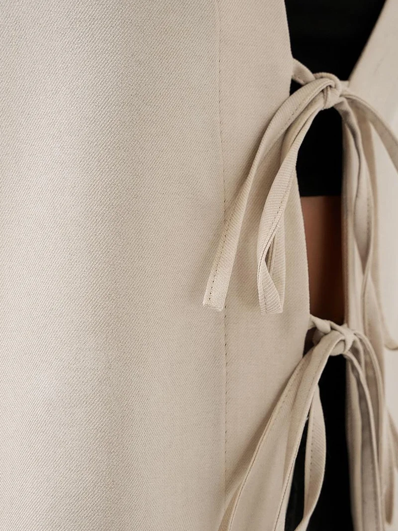 بيغ دارت BDART Viscose Blend V-Neck Long Sleeve Kimono with Binding Detail