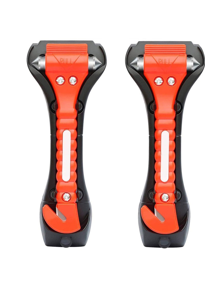 SYOSI Car Emergency Escape Window Break Hammer, Safety Seat Belt Cutter Tool Car Auto Safety Hammer Window Break Hammer Safety Seat Tool Tech Emergency Hammer Seat Belt Cutter  - Image 1
