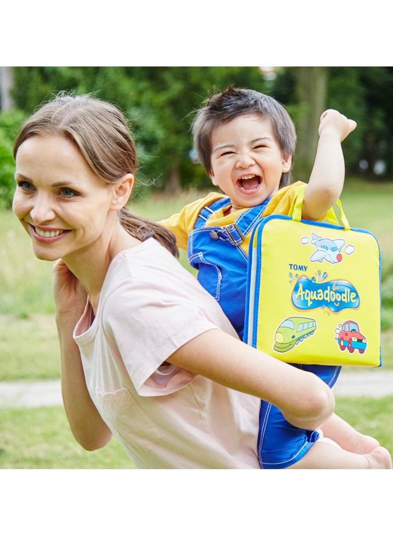 Tomy Aquadoodle Doodle Bag E72369 - One Size, Educational Water Drawing Mat for Kids, Mess-Free Creativity On-The-Go, Ideal Toddler Gift | Yellow - Image 4