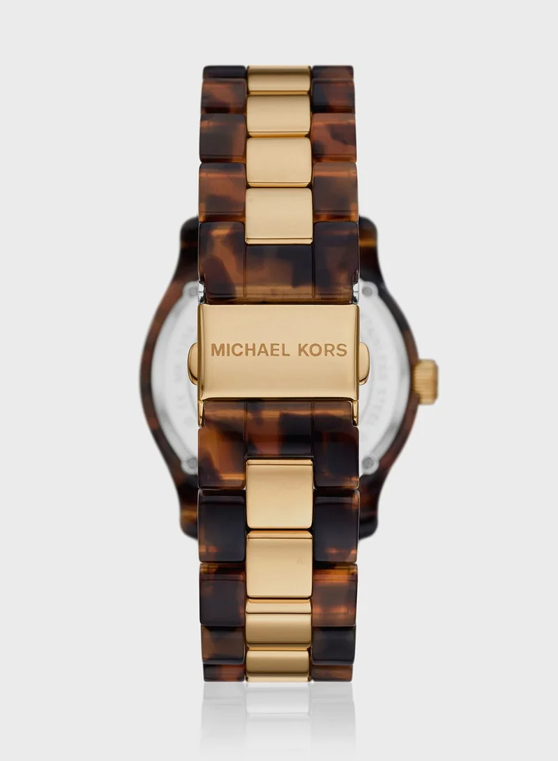 Michael Kors Runway Steel Strap Analog Watch
