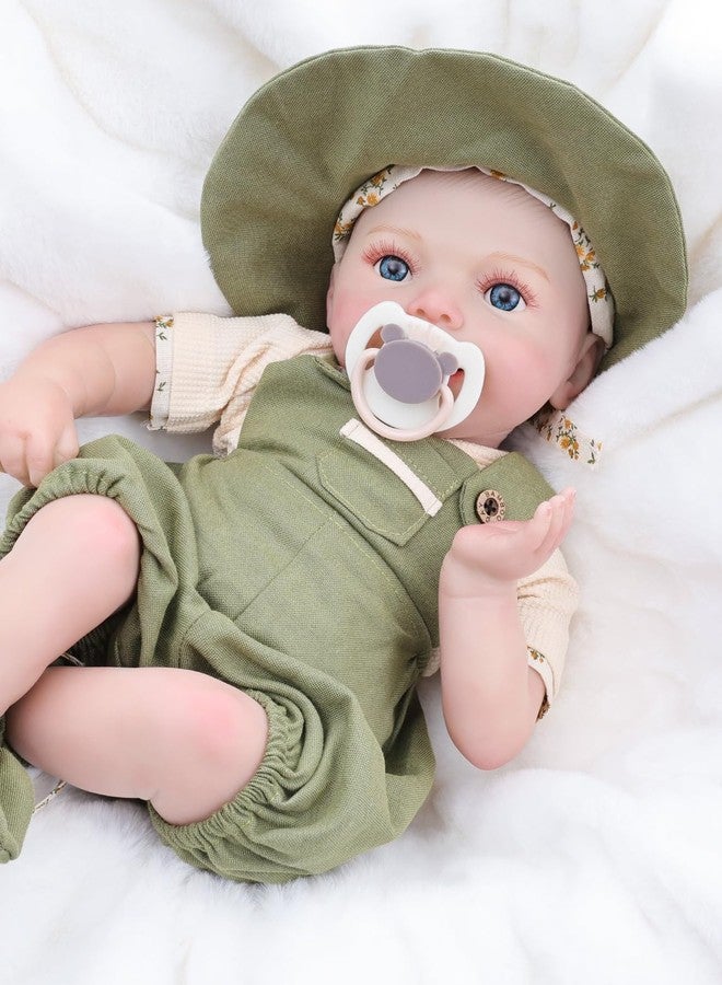 Cloveray 20 Inch Reborn Baby Dolls, Realistic Soft Vinyl Real Life Baby Doll that Look Real, with Snail Play Mat, for 3+ Year Old Girls Gifts, Pretend Play and Comfort Play, Gift Ready - Image 3