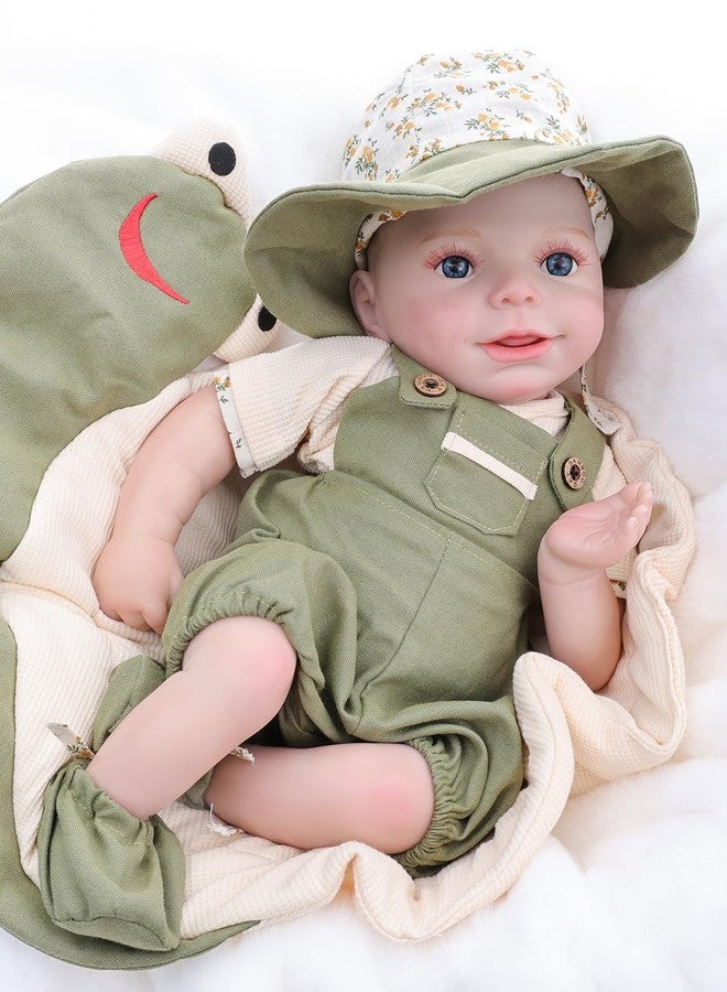 Cloveray 20 Inch Reborn Baby Dolls, Realistic Soft Vinyl Real Life Baby Doll that Look Real, with Snail Play Mat, for 3+ Year Old Girls Gifts, Pretend Play and Comfort Play, Gift Ready - Image 2