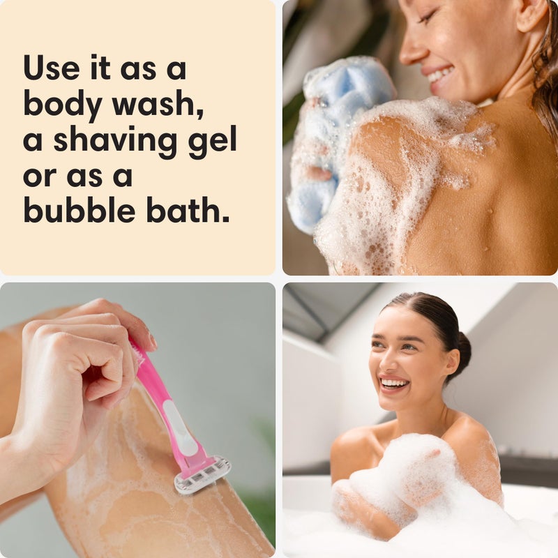 ShiKai Daily Moisturizing Shower Gel (Yuzu, 12oz, Pack of 3) | Gentle Formula | Aloe Vera & Oatmeal for Soft, Healthy Skin | Dry Skin Relief - Image 5