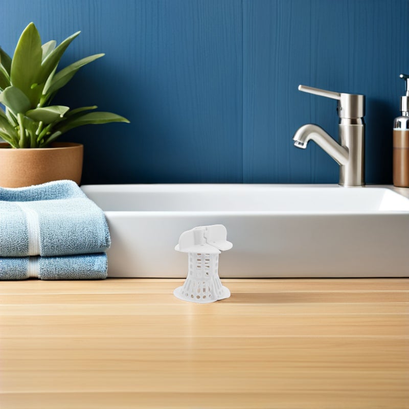Bath Tub Filter Cover: Reusable Tub Drain Hair Catcher for Bathtub Shower - Silicone Strainer Drain Protector - Plug Hole Hair Catcher - Image 2