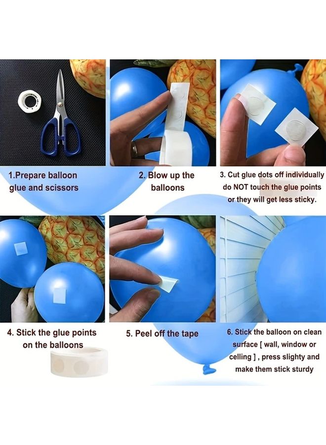 500pcs Double Sided Adhesive Dots 5 Rolls Transparent Removable Sticky For Crafts - Image 4