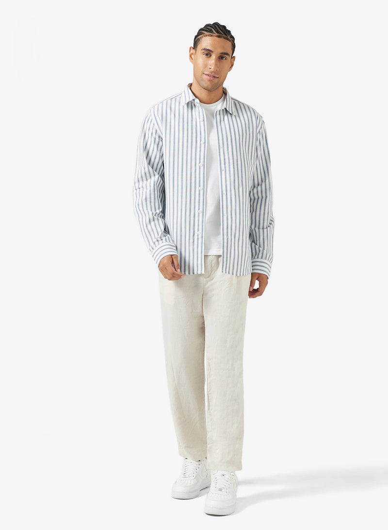 سفنتي فايف قميص كلاسيكي بقصة عادية - Image 4