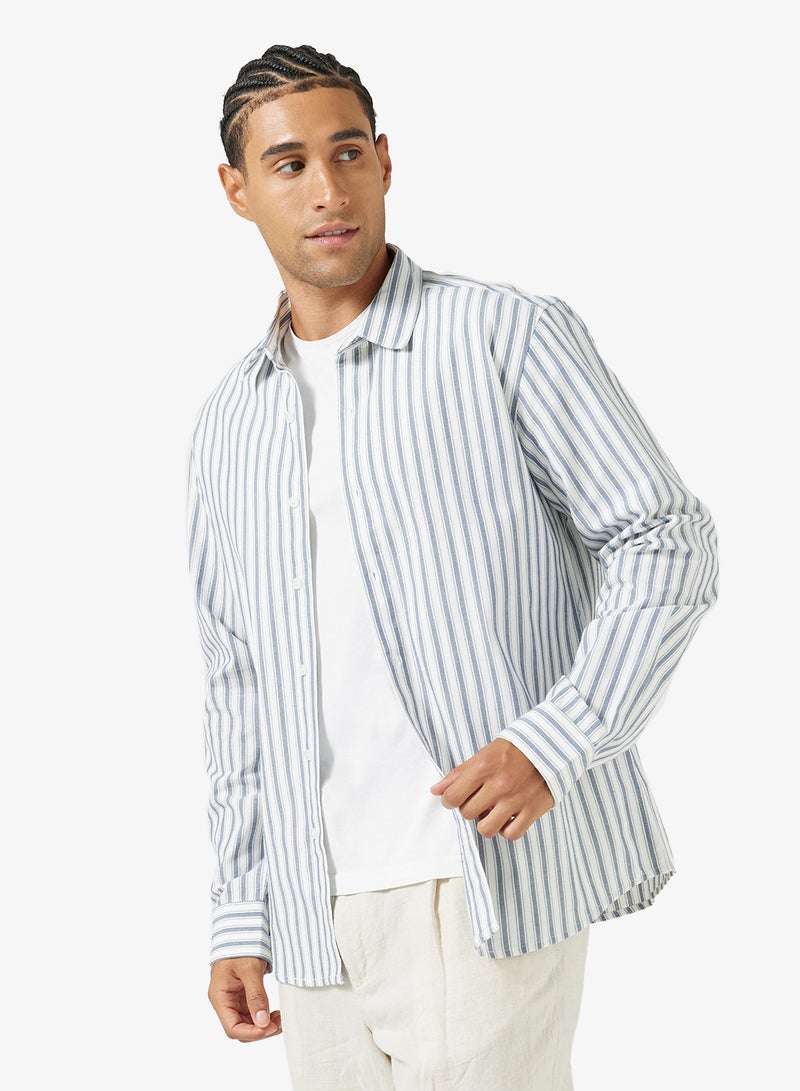 سفنتي فايف قميص كلاسيكي بقصة عادية - Image 1