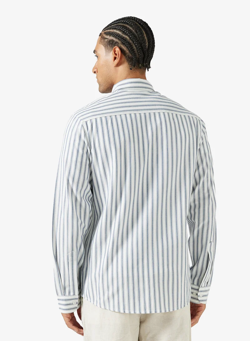 سفنتي فايف قميص كلاسيكي بقصة عادية