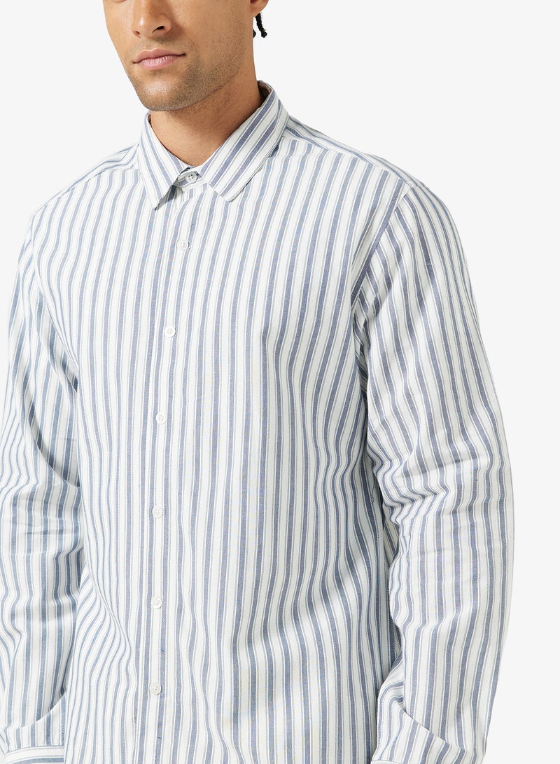 سفنتي فايف قميص كلاسيكي بقصة عادية - Image 3