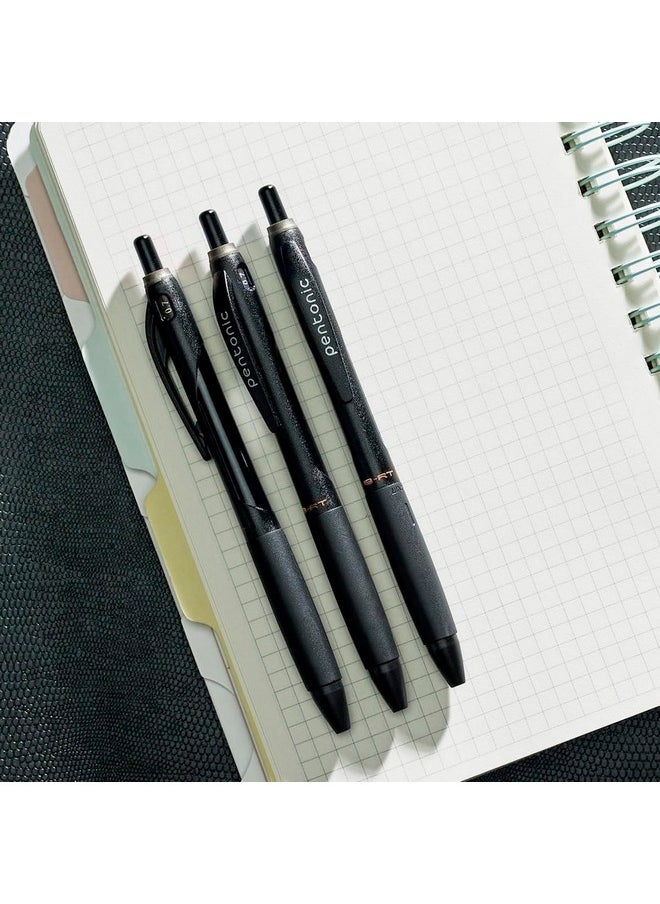 Pentonic B-Rt 0.7Mm Retractable Ball Point Pen Blister Pack & Refill Combo | Black Ink | 10 Pcs Pens With 10 Pcs Refills  - Image 3