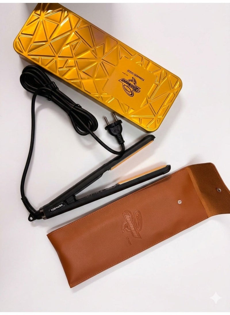 TORNADO Gold Professional Ceramic Straightening Curler Multicolour - Image 5