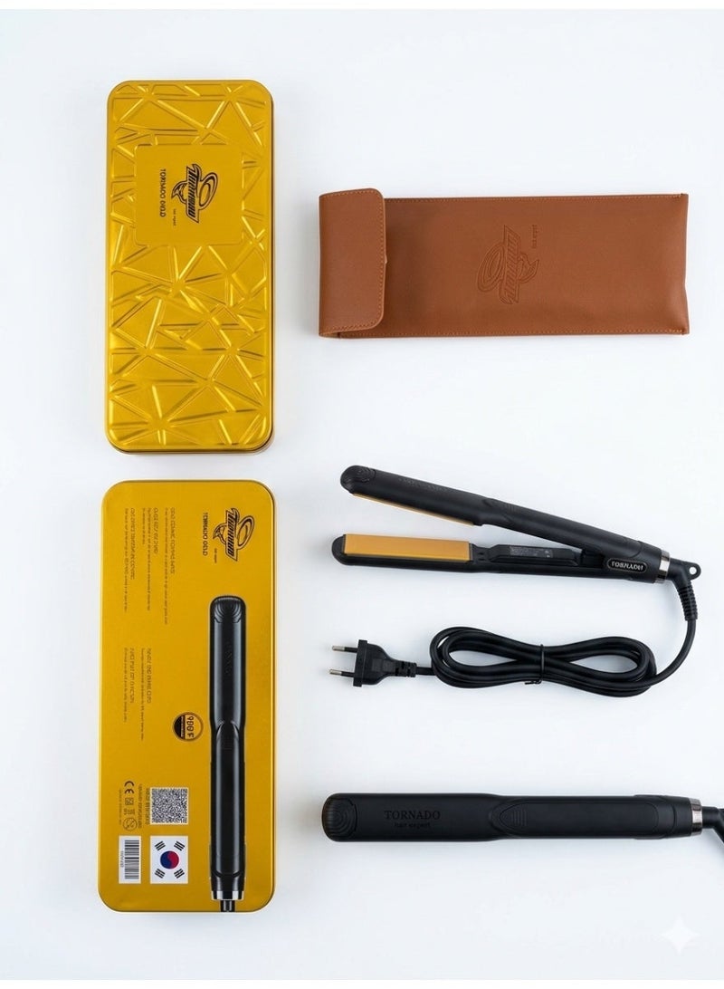TORNADO Gold Professional Ceramic Straightening Curler Multicolour - Image 1
