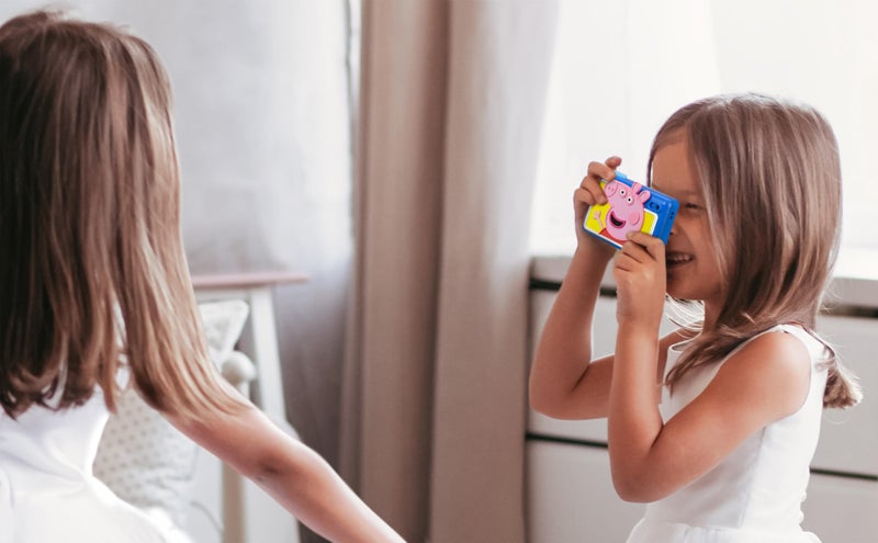eKids Peppa Pig Kids Camera with SD Card, Digital Camera for Kids with Video Recording and Built-in Digital Stickers (Peppa Pig) - Image 4