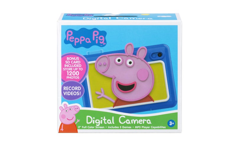 eKids Peppa Pig Kids Camera with SD Card, Digital Camera for Kids with Video Recording and Built-in Digital Stickers (Peppa Pig) - Image 5
