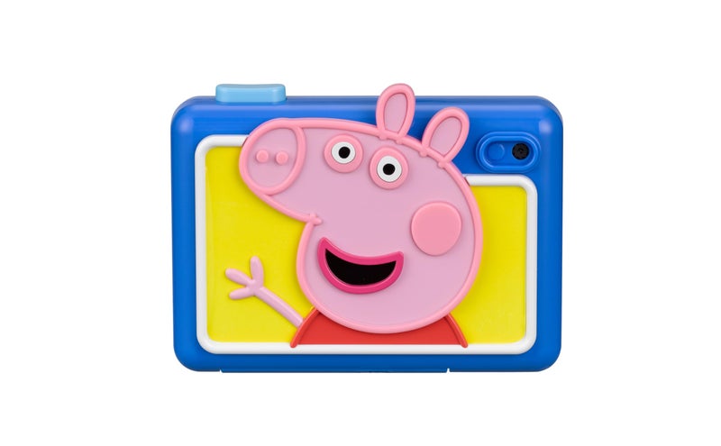 eKids Peppa Pig Kids Camera with SD Card, Digital Camera for Kids with Video Recording and Built-in Digital Stickers (Peppa Pig) - Image 1