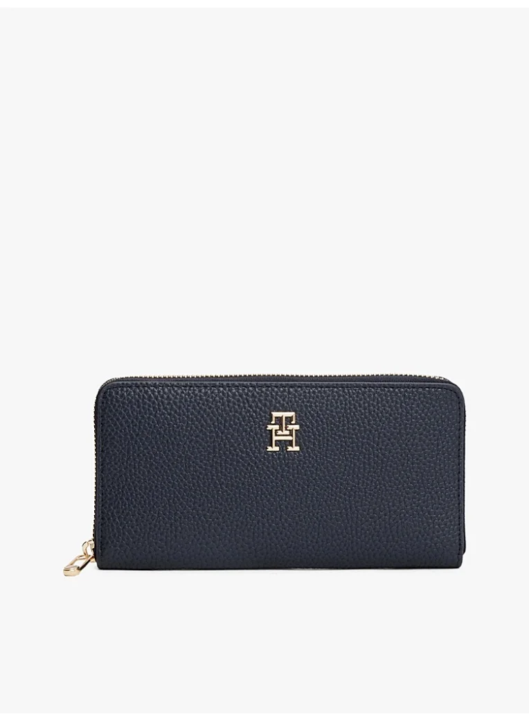 TOMMY HILFIGER TH Emblem Large Zip-Around Wallet