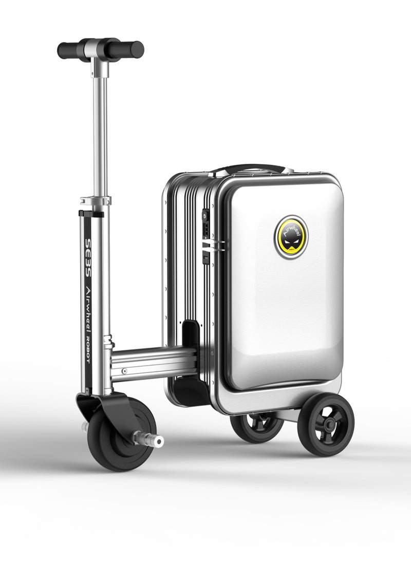 Airwheel - SE3S - Electric Luggage Scooter - Silver | Smart Riding Suitcase with Removable Battery, Airwheel Luggage | Official Dealer in UAE - Image 1