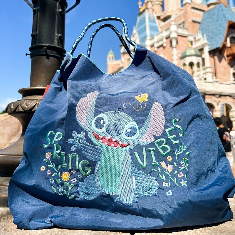 Embroidered Cartoon Tote Bag – Large Capacity Canvas Crossbody Bag for Women - Image 2