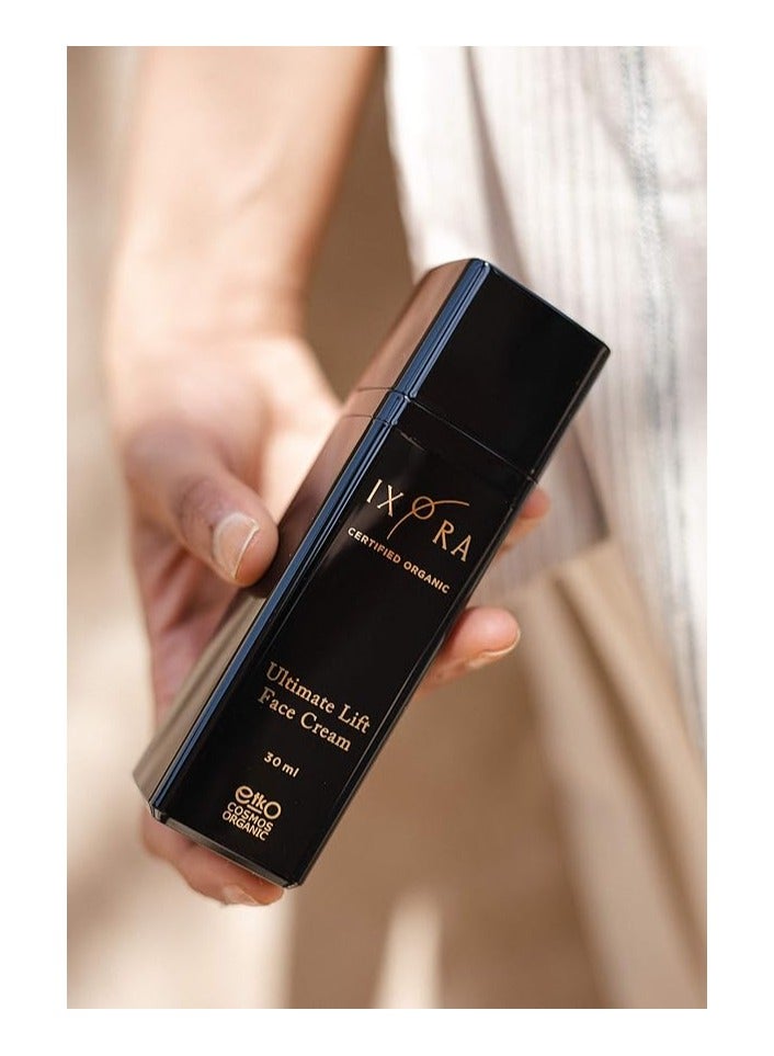 IXORA Ultimate Lift Face Cream - Certified Organic - Tightens, lifts and plumps the skin - stimulates cell regeneration - GMO Free - Vegan Friendly - Image 1