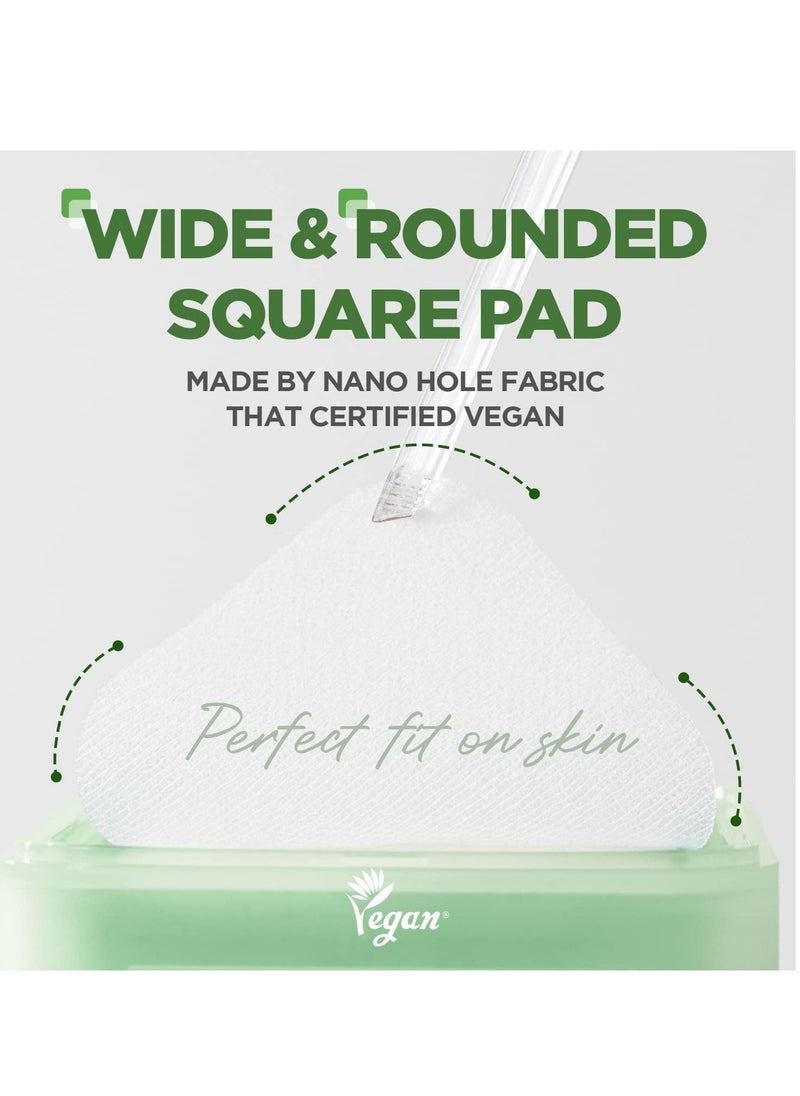 MEDIHEAL - Mediheal Teatree Trouble Pad | Square Cotton Facial Toner Pads With Tea Tree & Lactobacillus | Soothing Pads To Calm Sensitive & Acne Prone Skin-| Vegan Face Gauze Pads | 100 Pads - Image 1