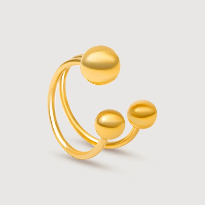 noya 18K Gold Plated Nova Ring