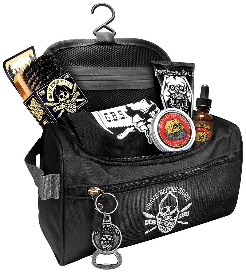 Grave Before Shave Travel Beard Pack Cigar Blend Vanillatobacco scent