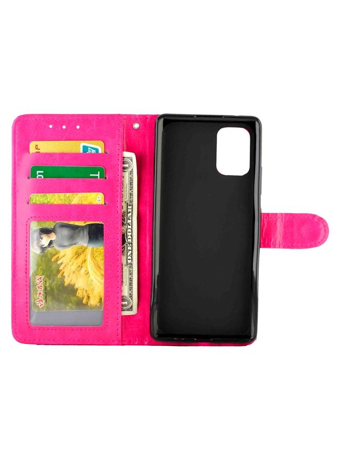 S-TOP Case For Samsung Galaxy A71 5G Crazy Horse Texture Leather Horizontal Flip Protective Case with Holder & Card Slots & Wallet & Photo Frame - Image 3