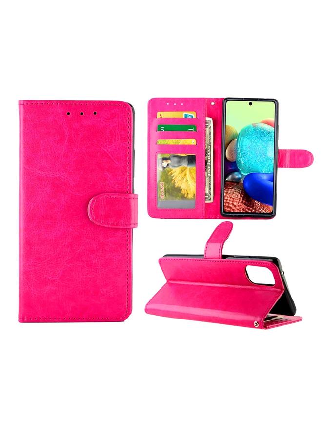 S-TOP Case For Samsung Galaxy A71 5G Crazy Horse Texture Leather Horizontal Flip Protective Case with Holder & Card Slots & Wallet & Photo Frame - Image 1