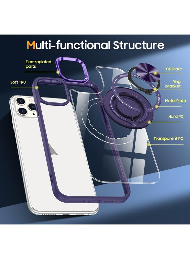 اس-توب جراب لهاتف iPhone 11 Pro مزود بحلقة دوارة مغناطيسية - Image 5