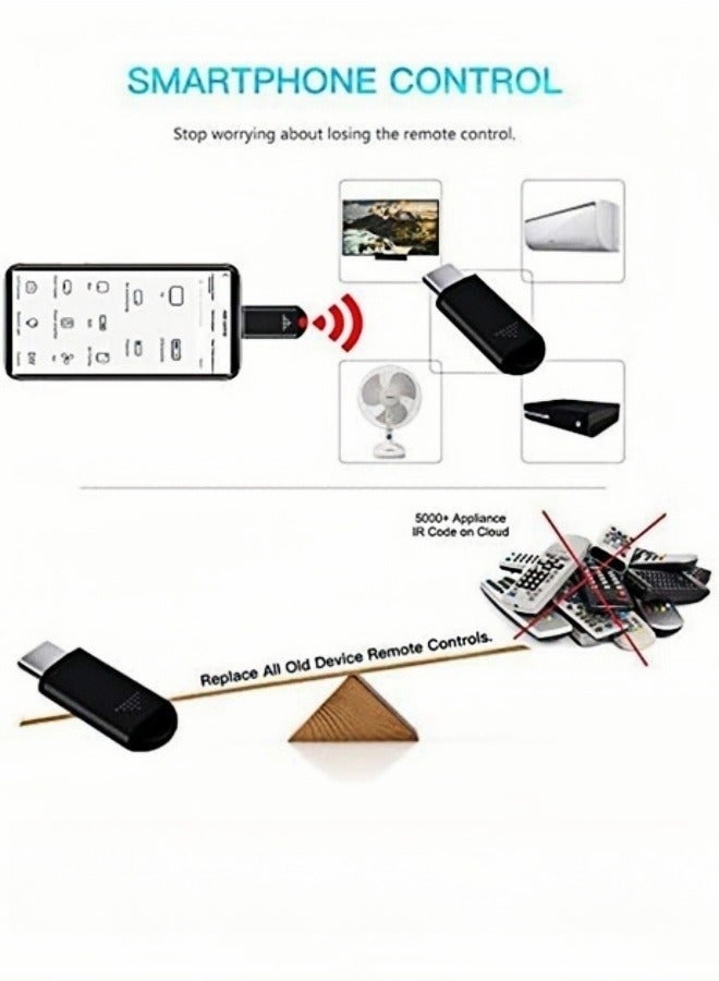 Universal Smartphone IR Remote – Type-C Adapter for TV, AC, and Smart Devices - Image 4