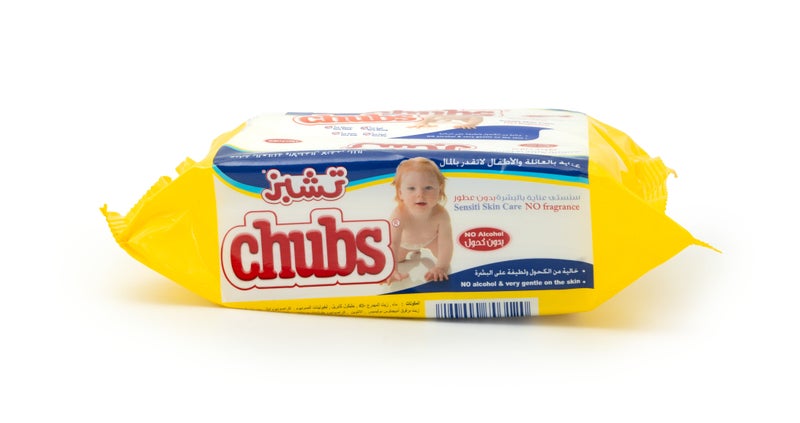 Chubs مناديل مبللة حساسة للأطفال - خالية من العطور وخالية من الكحول - عبوة 20 منديل - Image 2