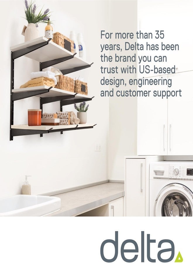 Delta Heavy Duty Lumber Storage Rack by Delta Cycle, Holds Up To 720 lbs - 3-Tier Wide Wood Storage Rack With Fully Adjustable Arms - Steel Construction Storage Solution For Garage, Basement & Pantry - Image 5